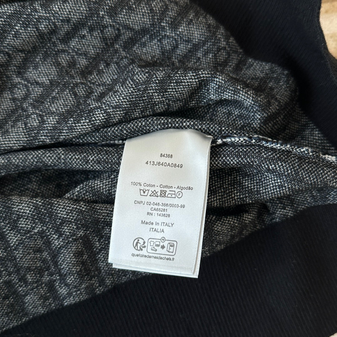 Dio* 24 new OBLIQUE all-over printed knitted POLO shirt