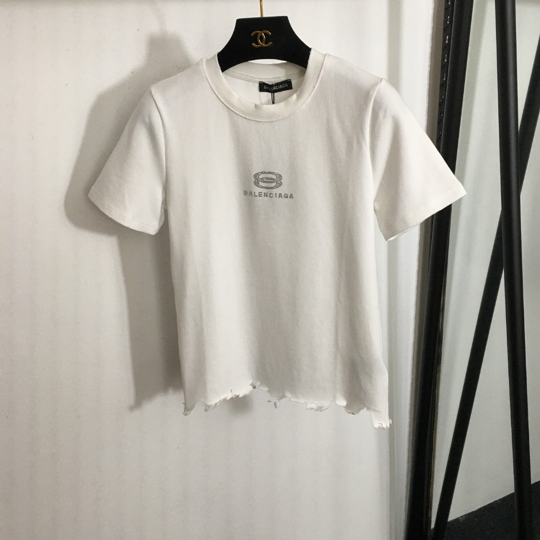 Balenci* 24 new hot diamond T-shirt