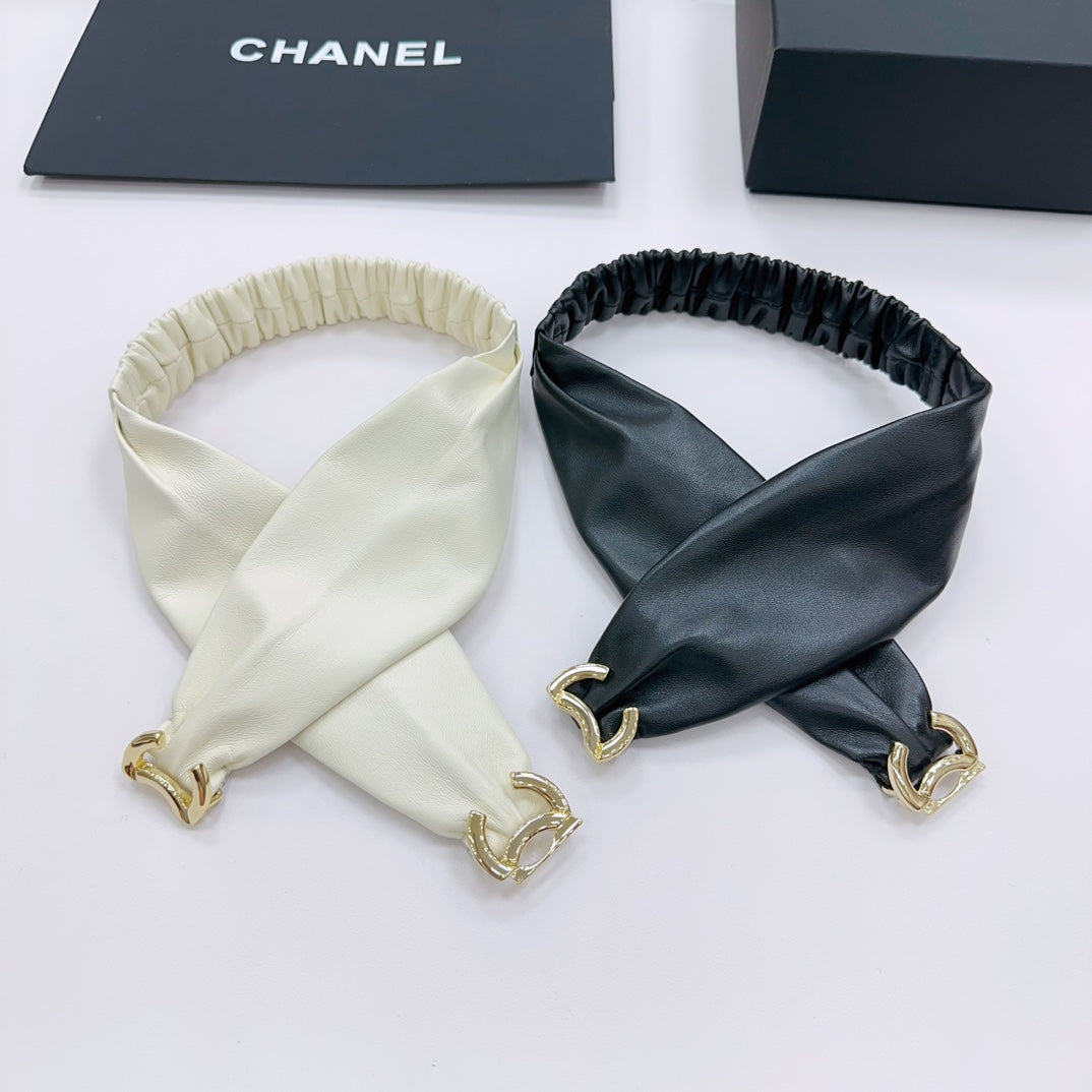 CHAN* New stretch double-sided sheepskin belt