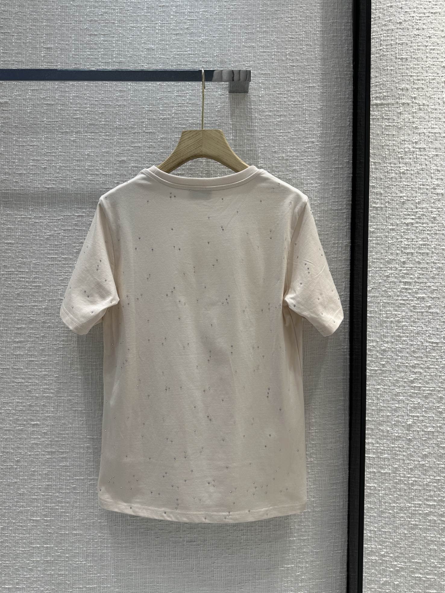 MONCLE* 24 new diamond crystal short-sleeved T-shirt