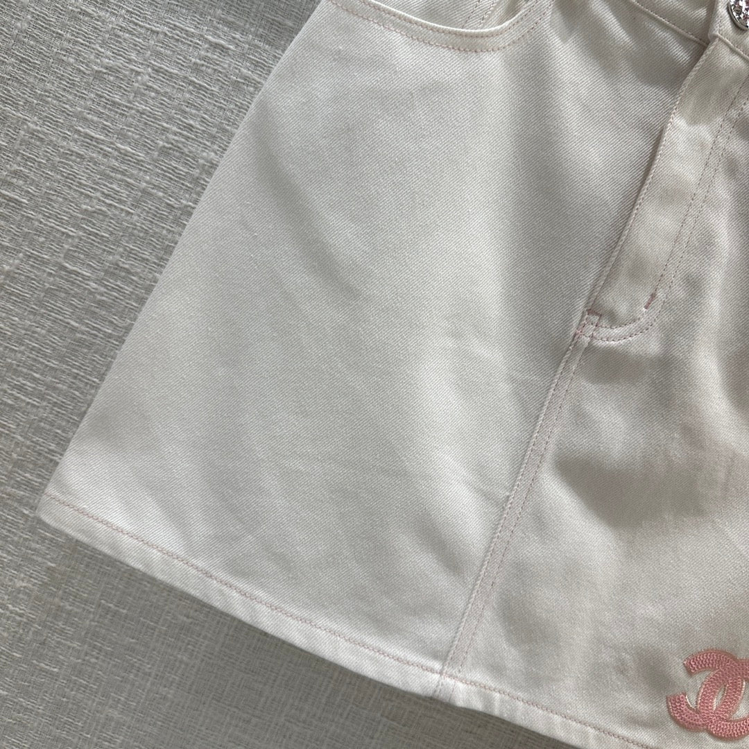 CHAN* 24 new products denim skirt