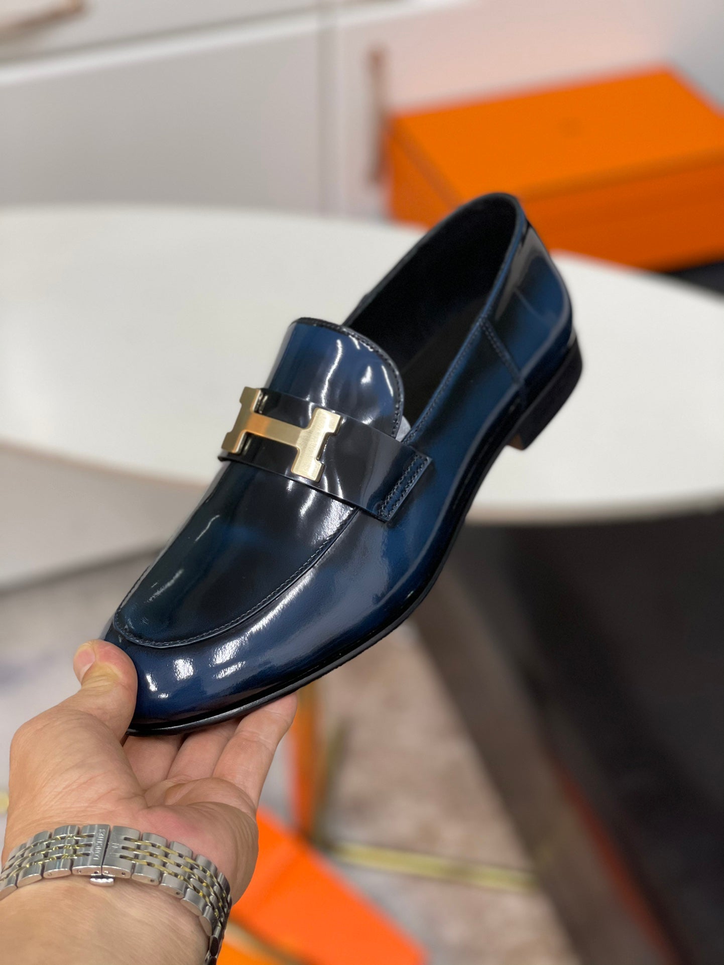 HEM* new cowhide leather shoes 1：1  VIP