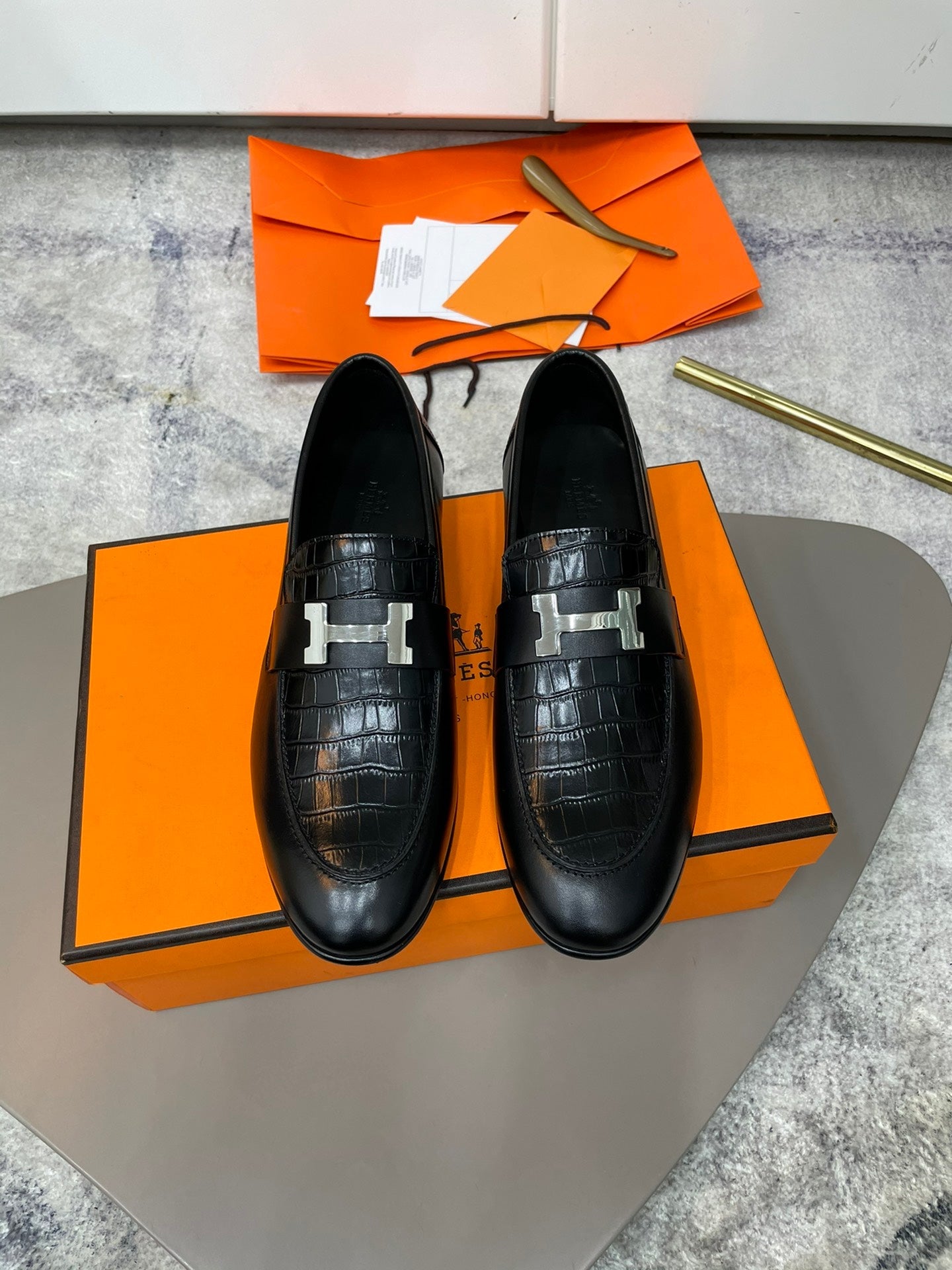 HEM* new cowhide leather shoes 1：1  VIP