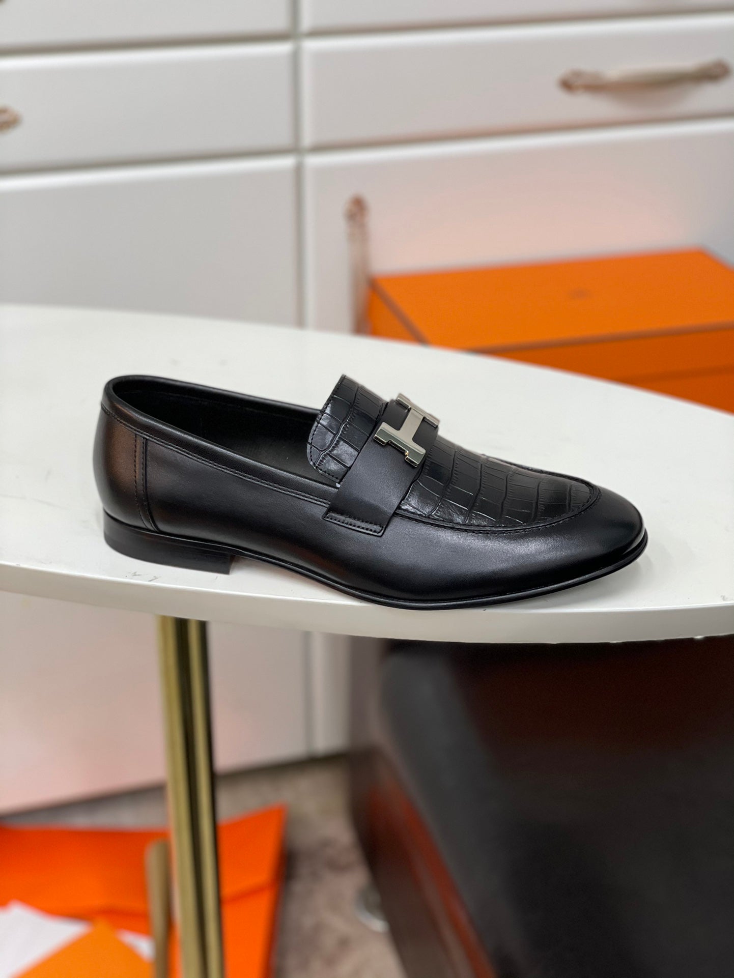 HEM* new cowhide leather shoes 1：1  VIP