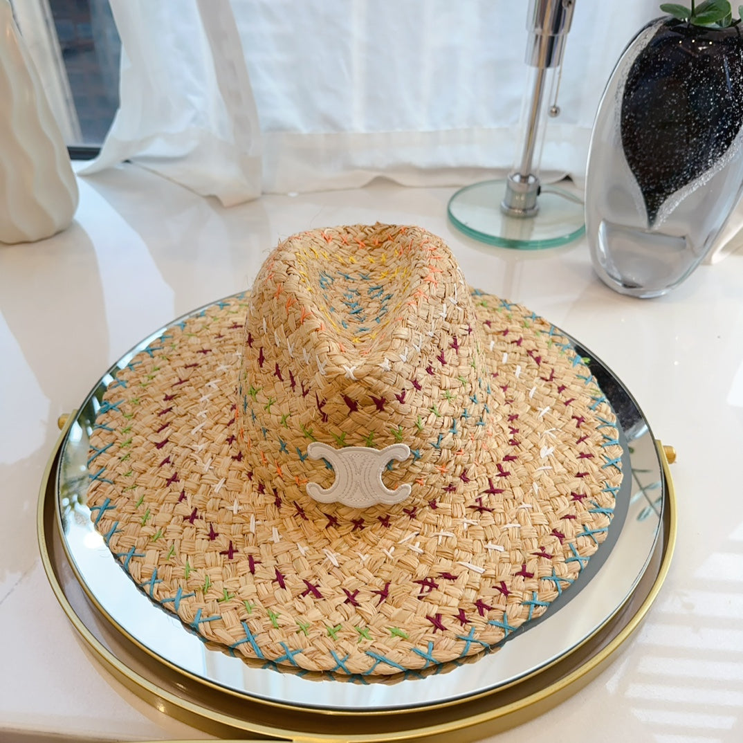 CELIN* new raffia hat