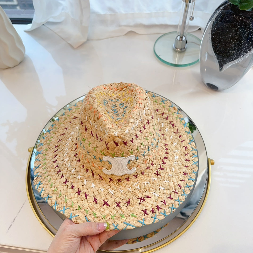 CELIN* new raffia hat