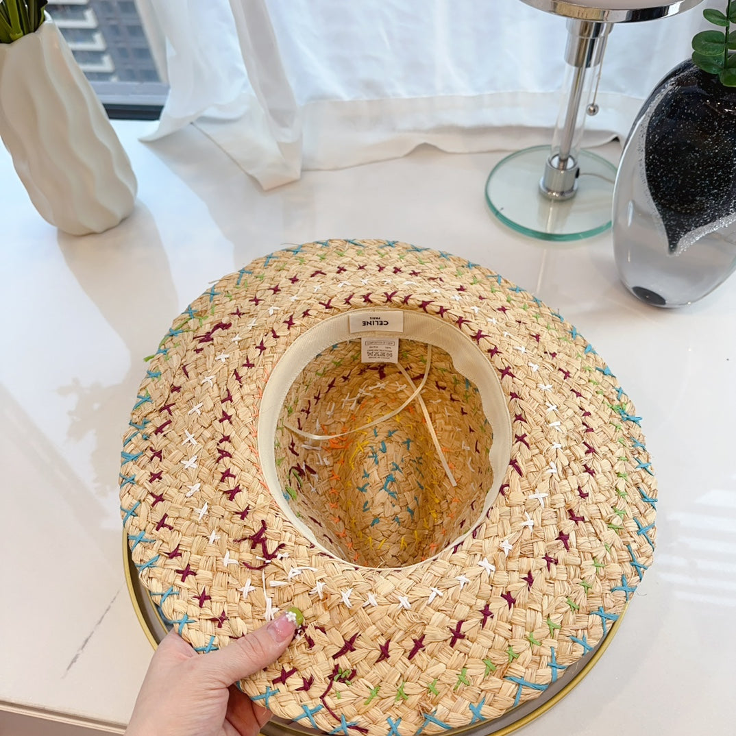 CELIN* new raffia hat