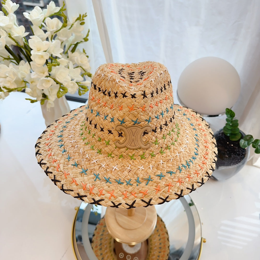 CELIN* new raffia hat