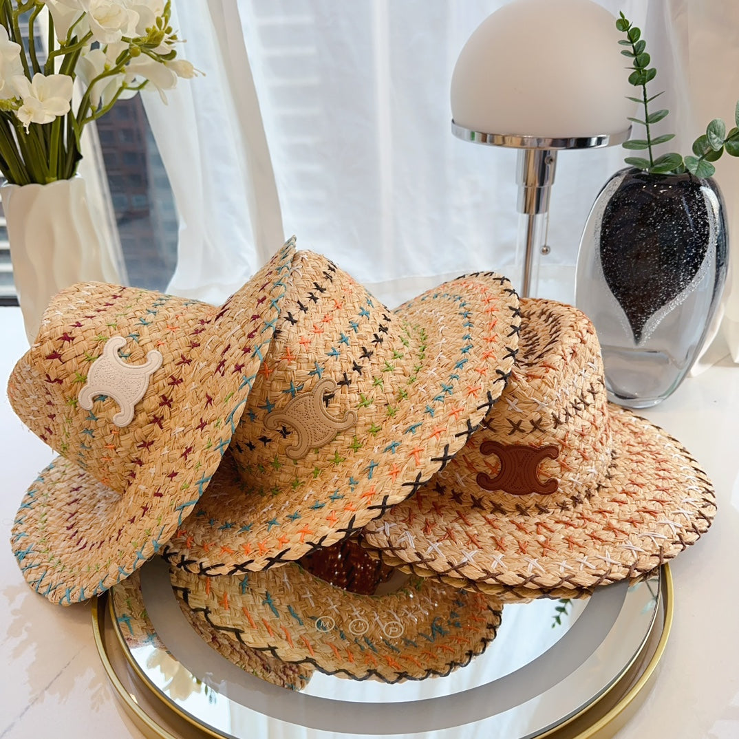 CELIN* new raffia hat