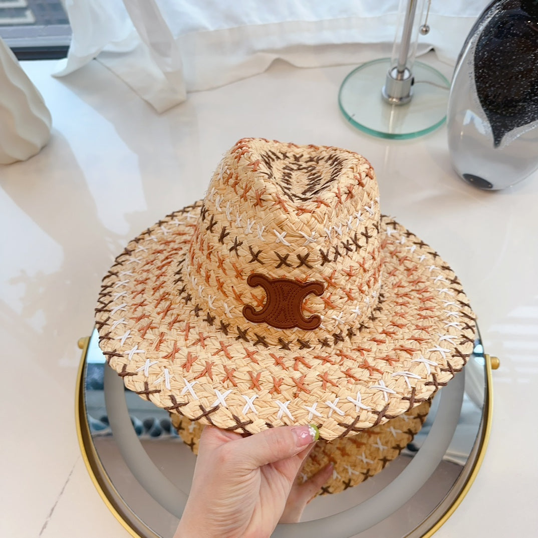 CELIN* new raffia hat