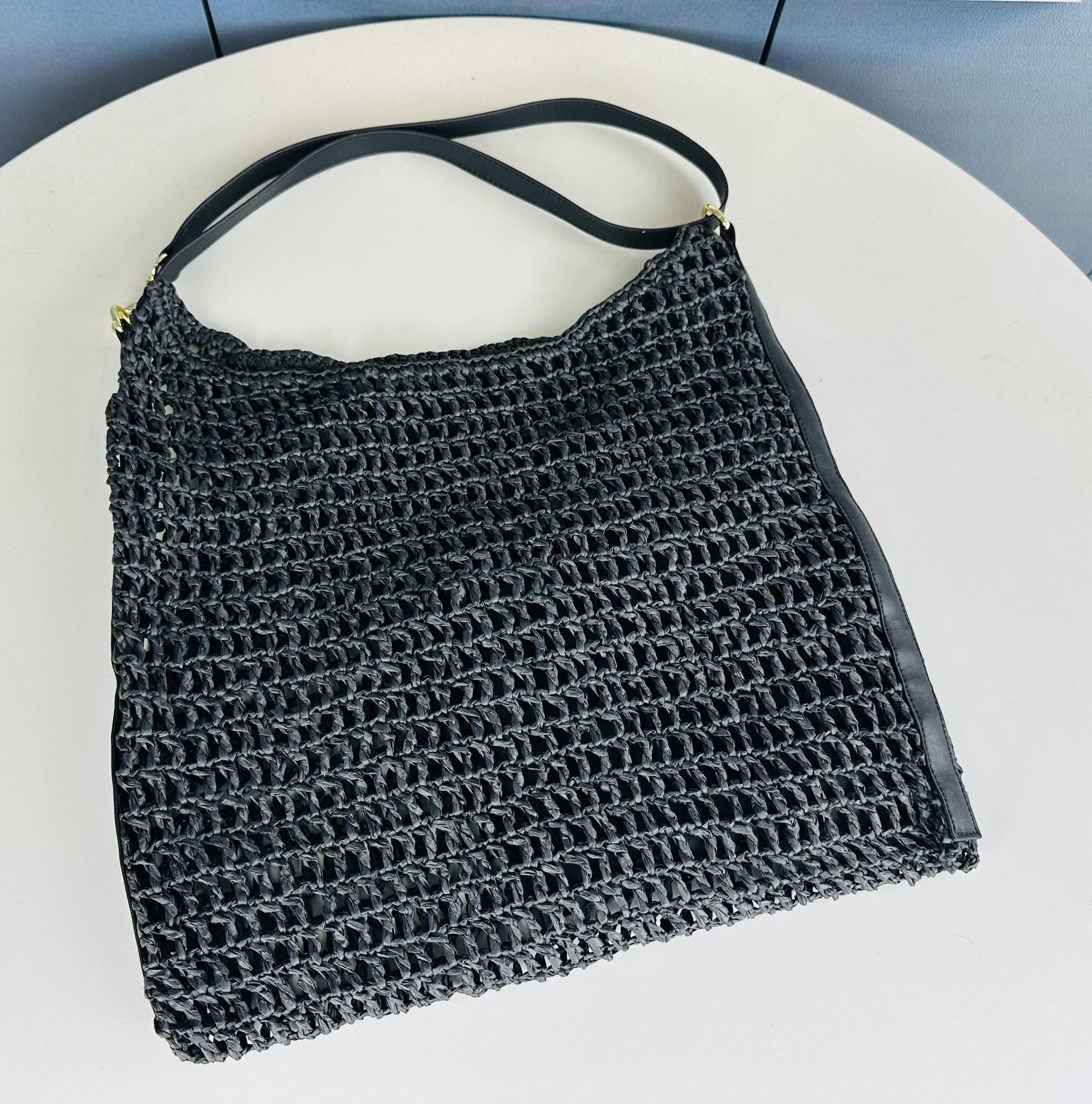 YS* woven shopping bag