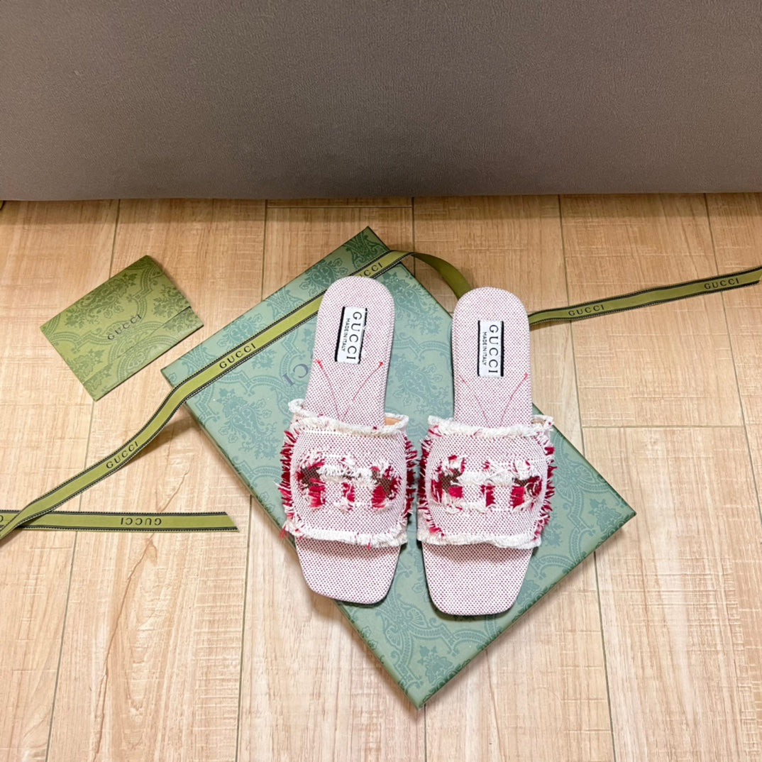 GUC* 24 new retro denim flat mops