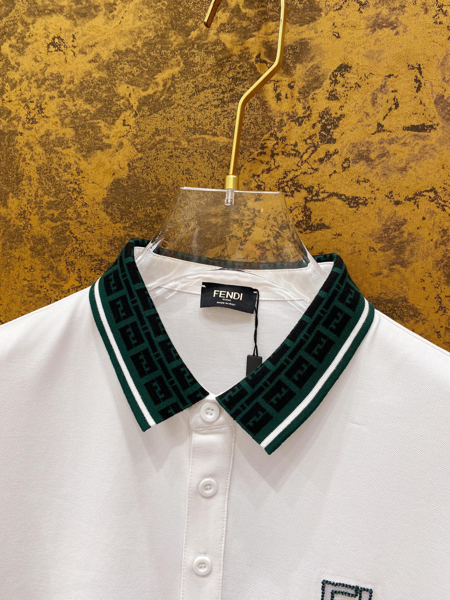 Fendi 24 new short-sleeved POLO shirt