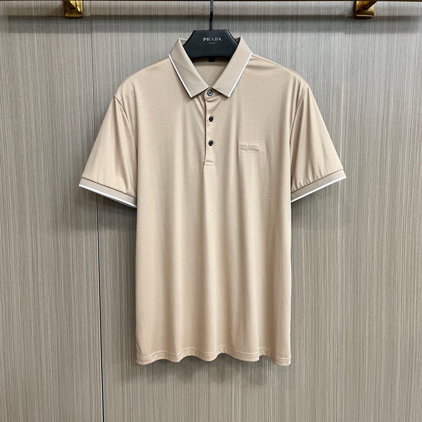 Zegna 24SS Lapel Polo Shirt