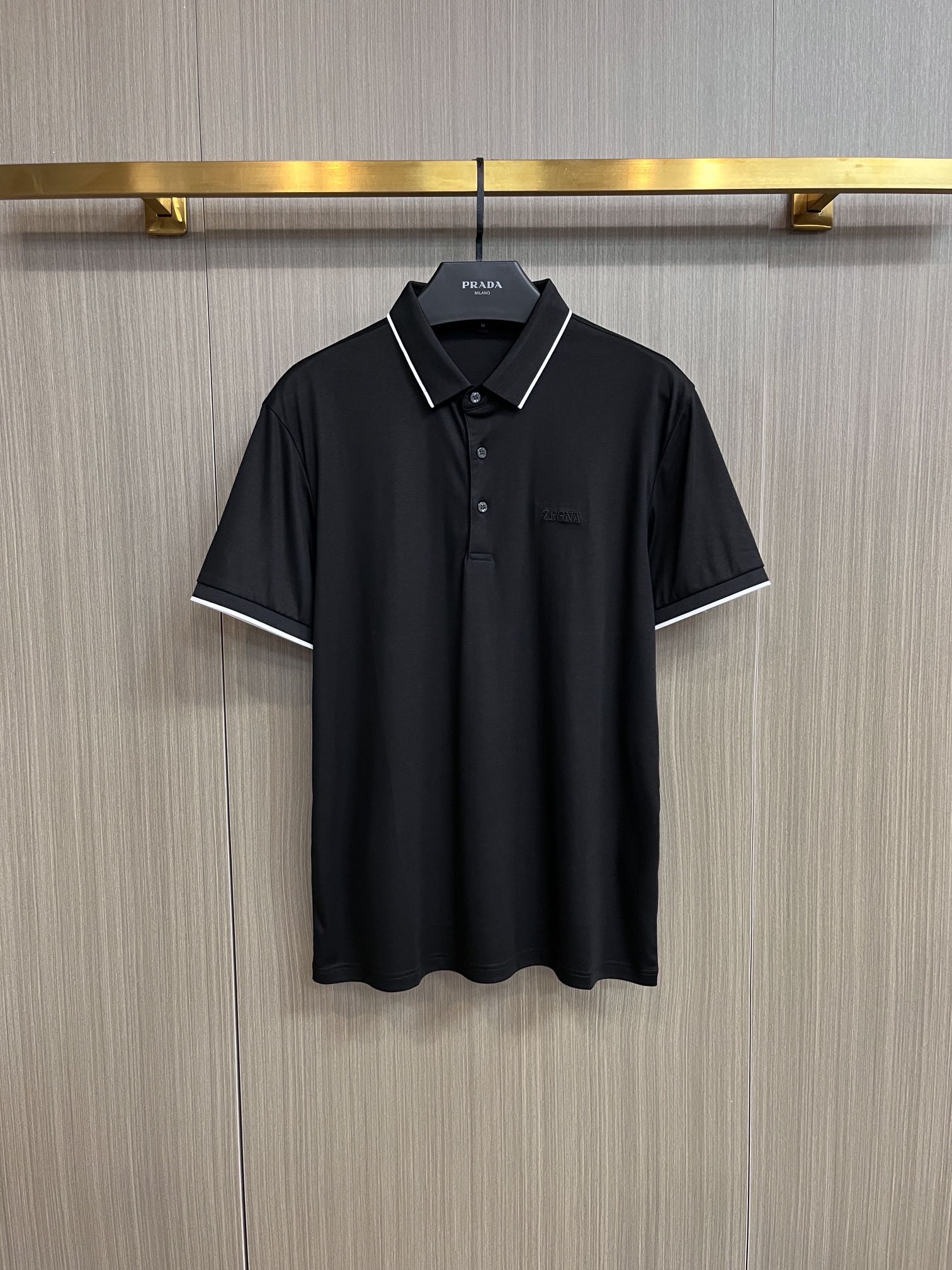 Zegna 24SS Lapel Polo Shirt
