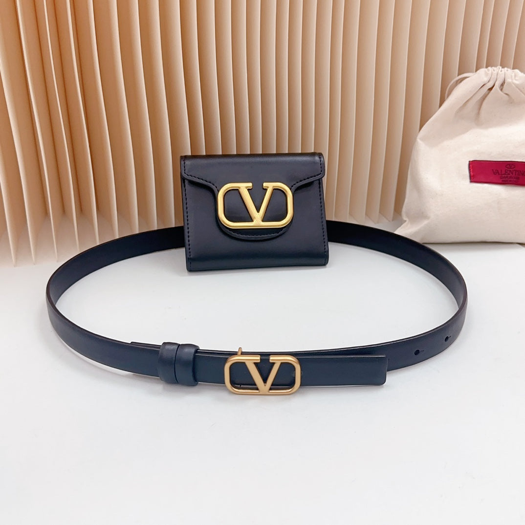 Valenti* 24SS leather belt with waist bag 1:1 VIP