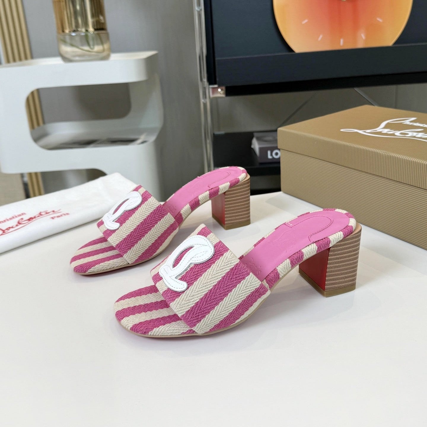 CHRIS* LOUB* 24SS Slippers 1:1 VIP