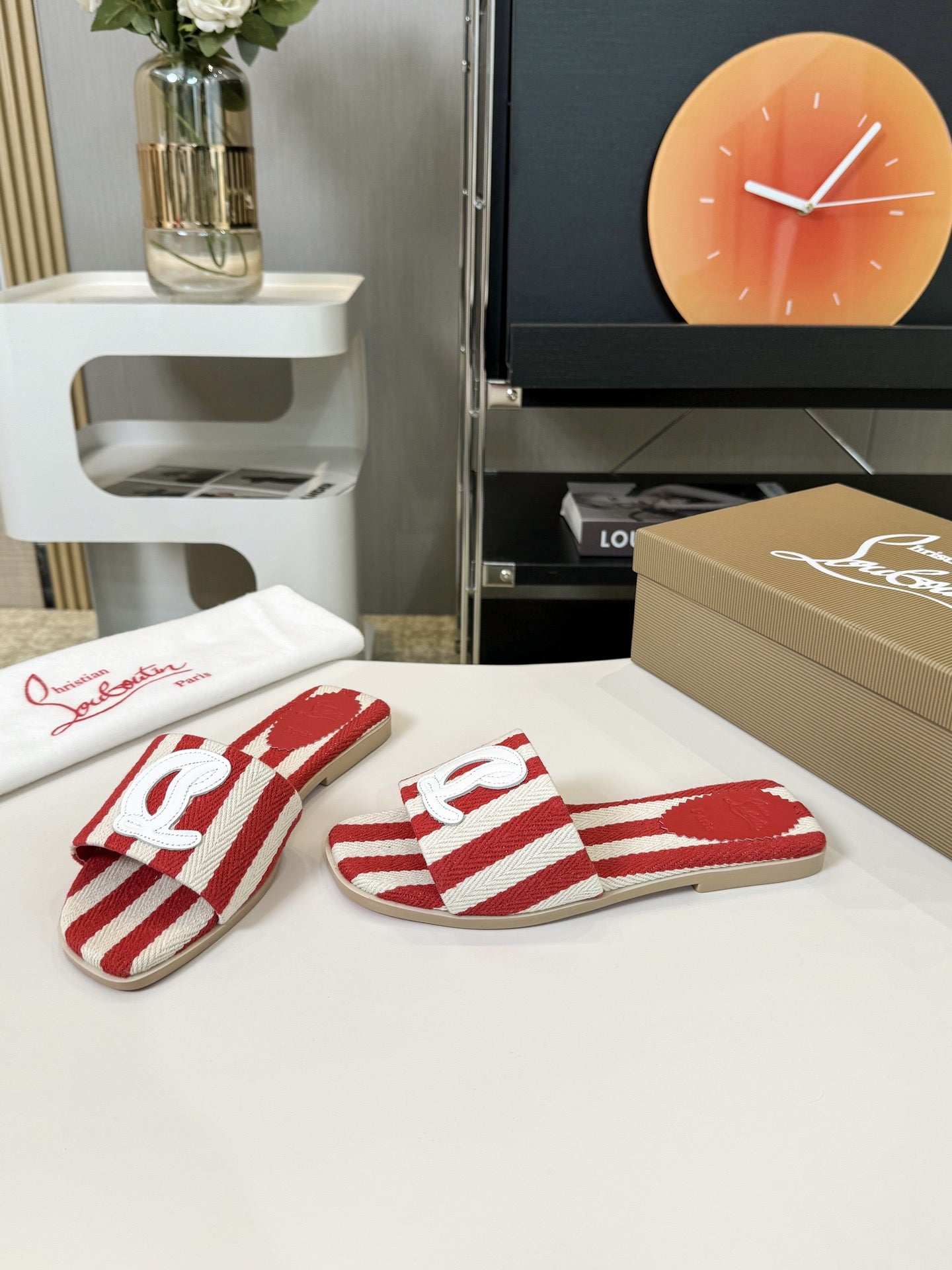 CHRIS* LOUB* 24SS flip flops 1:1 VIP