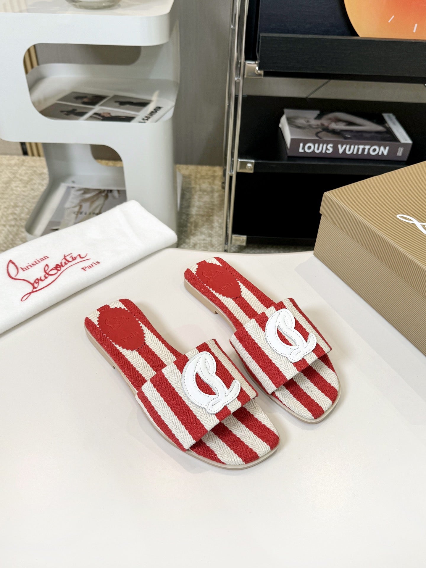 CHRIS* LOUB* 24SS flip flops 1:1 VIP