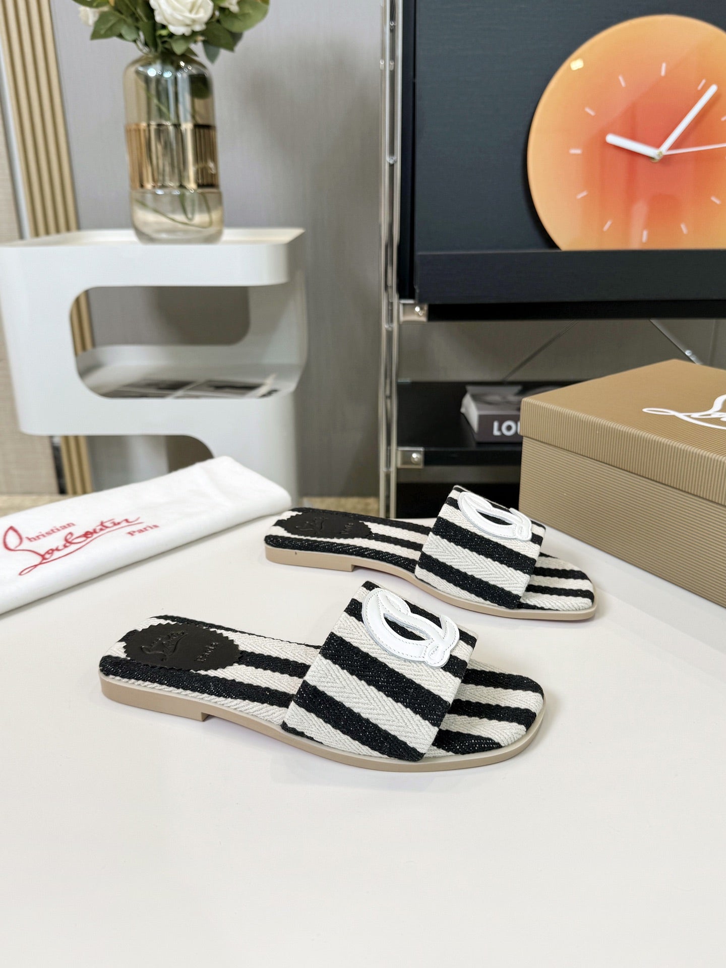 CHRIS* LOUB* 24SS flip flops 1:1 VIP