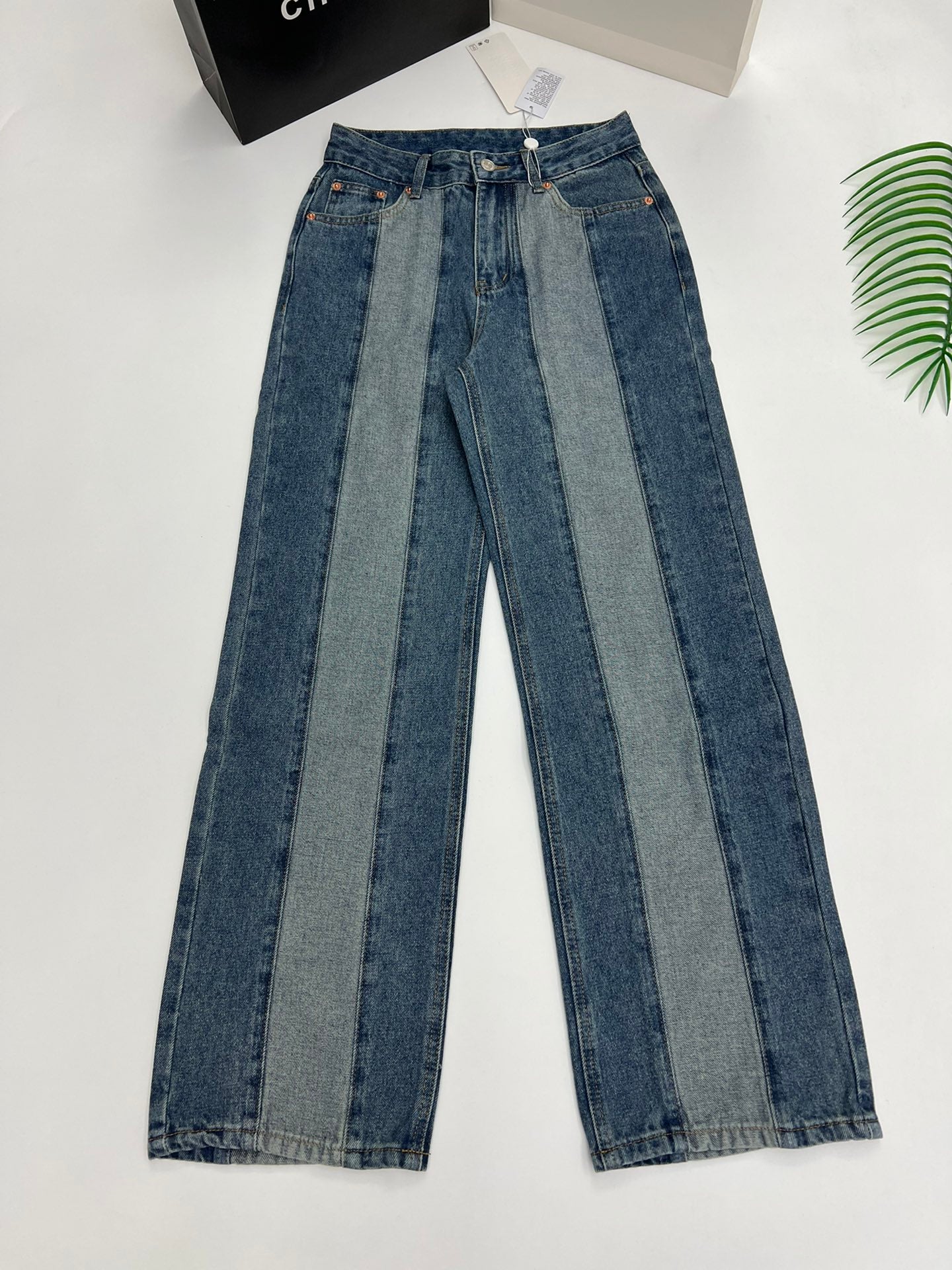 MM6 Contrast Panel Jeans