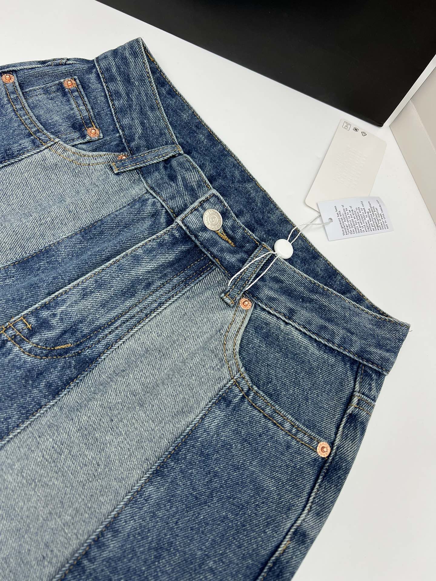 MM6 Contrast Panel Jeans