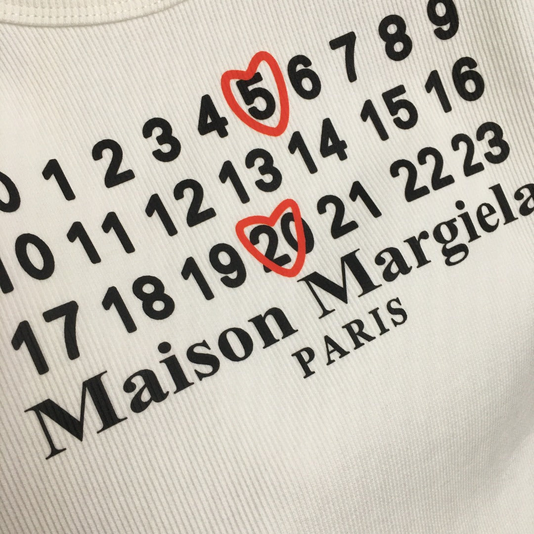 MM6 digital print sports vest