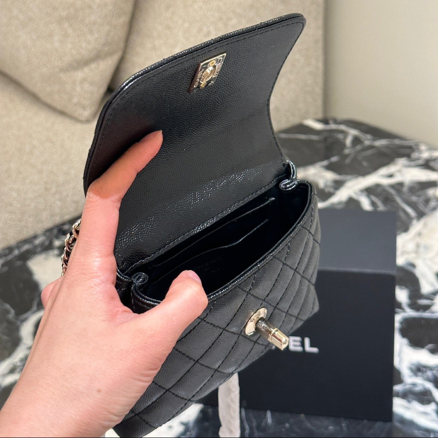 CHAN* COCO HANDIE BAG