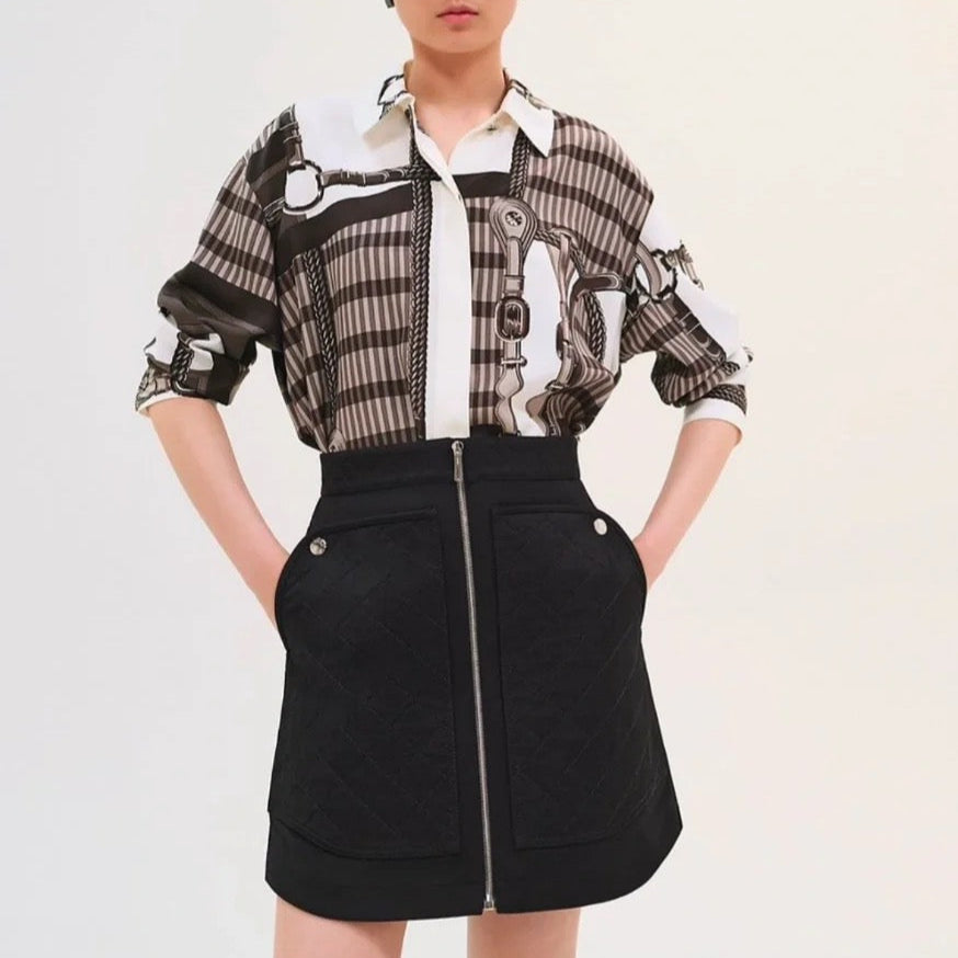 Herm* 25SS Zipper Skirt