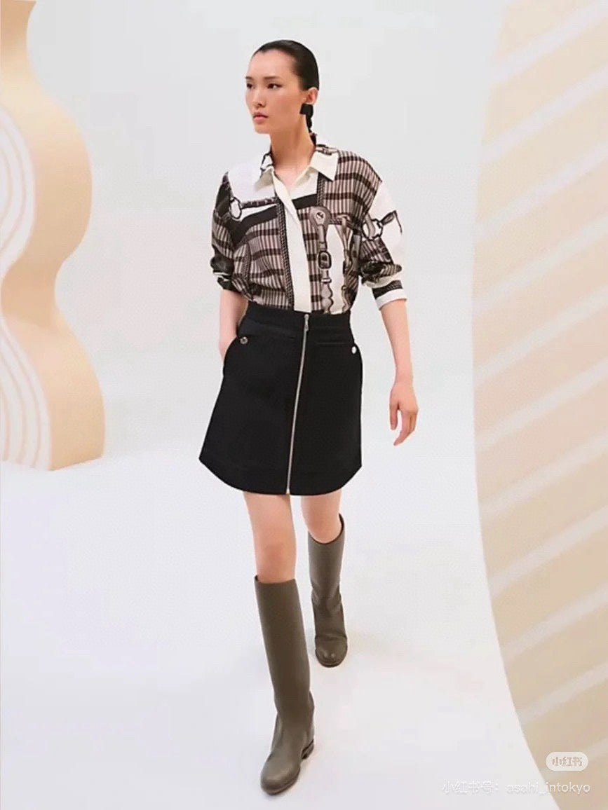 Herm* 25SS Zipper Skirt