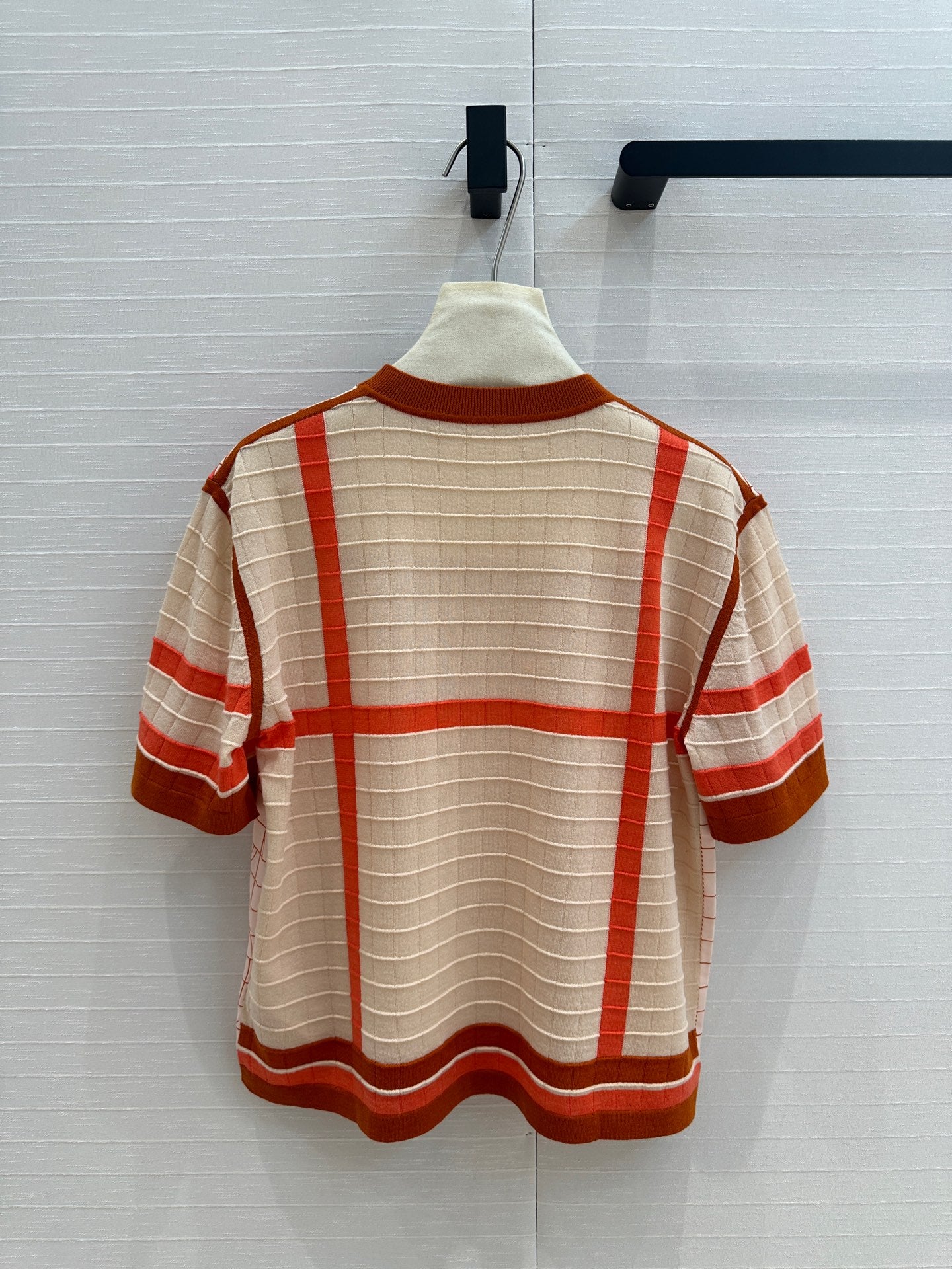 Herm* 25SS patchwork pattern sweater