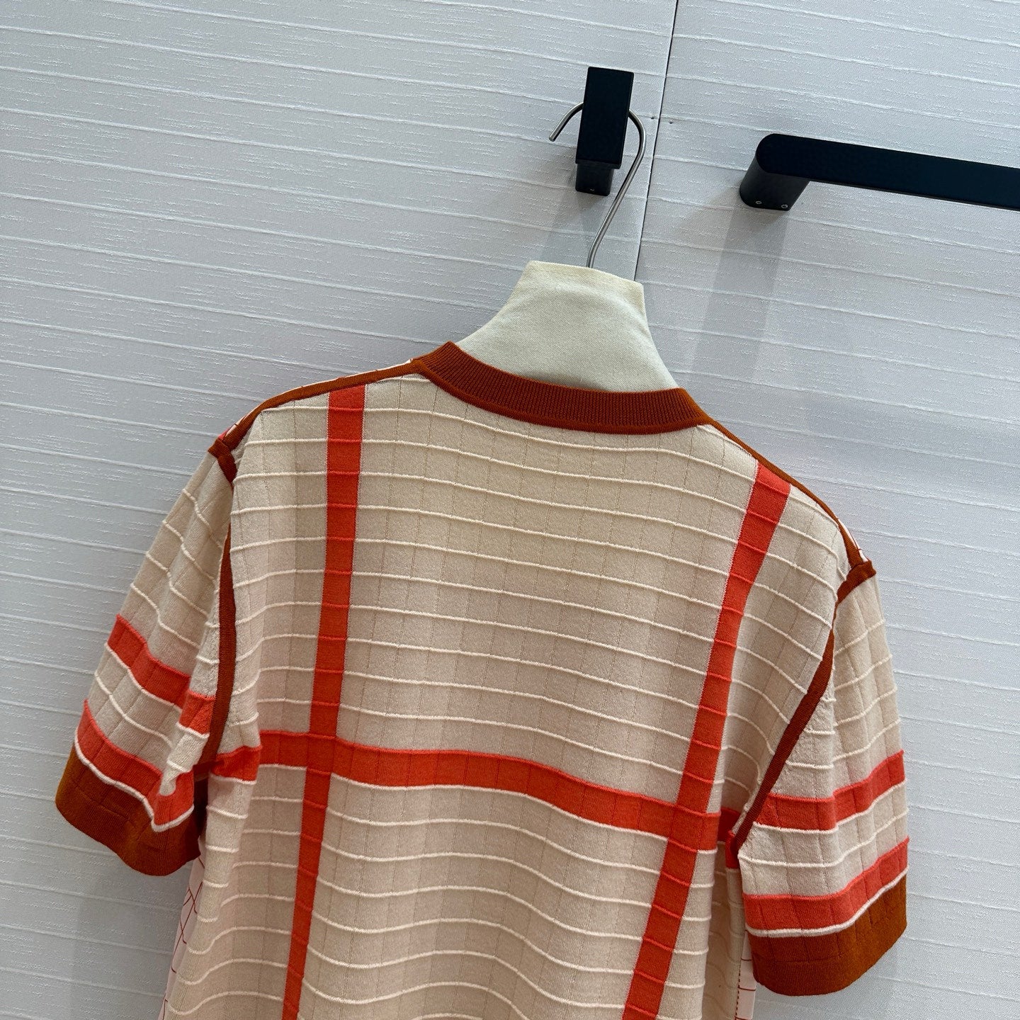 Herm* 25SS patchwork pattern sweater