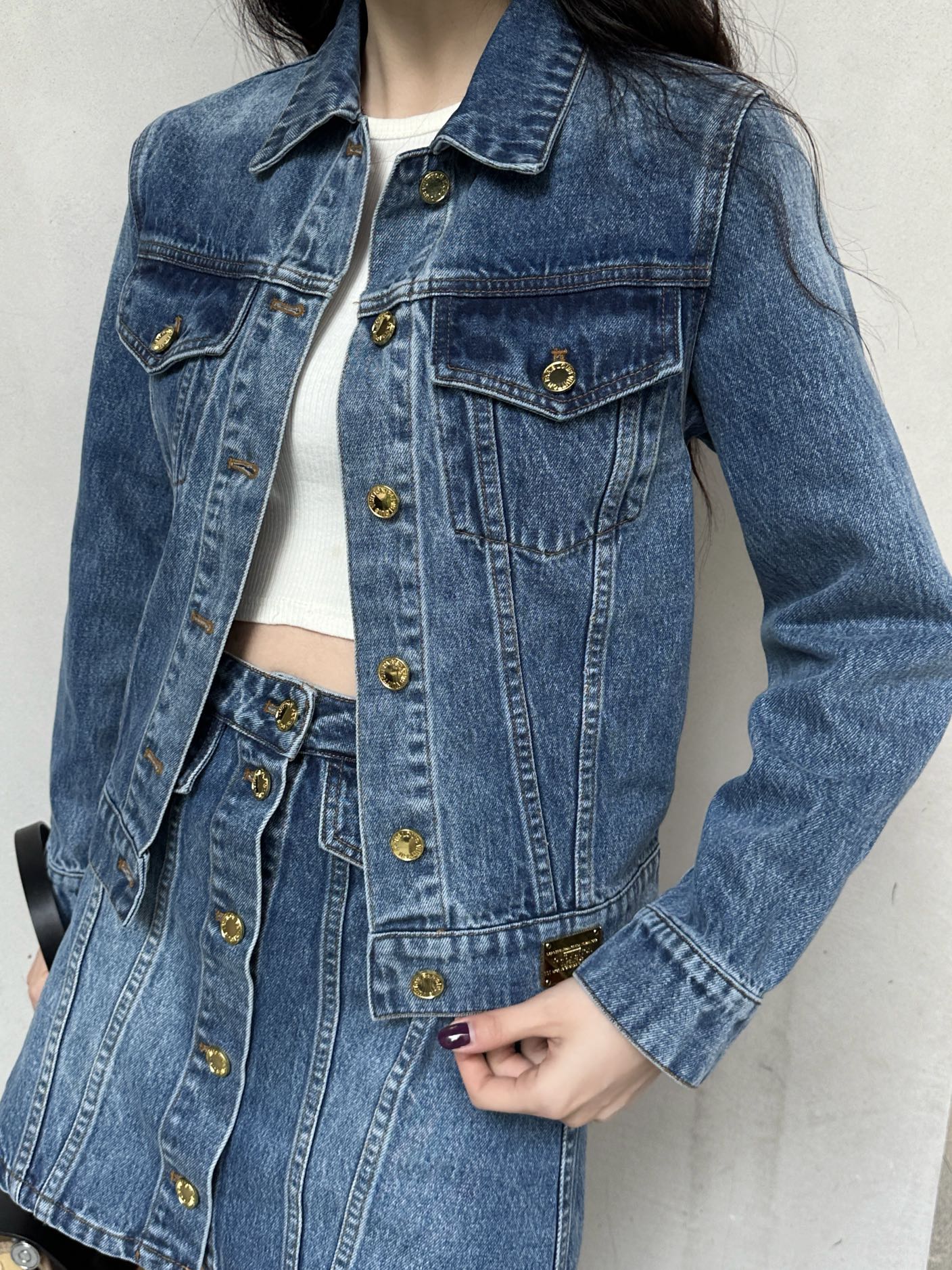 LOU* 25SS denim jacket/skirt/vest