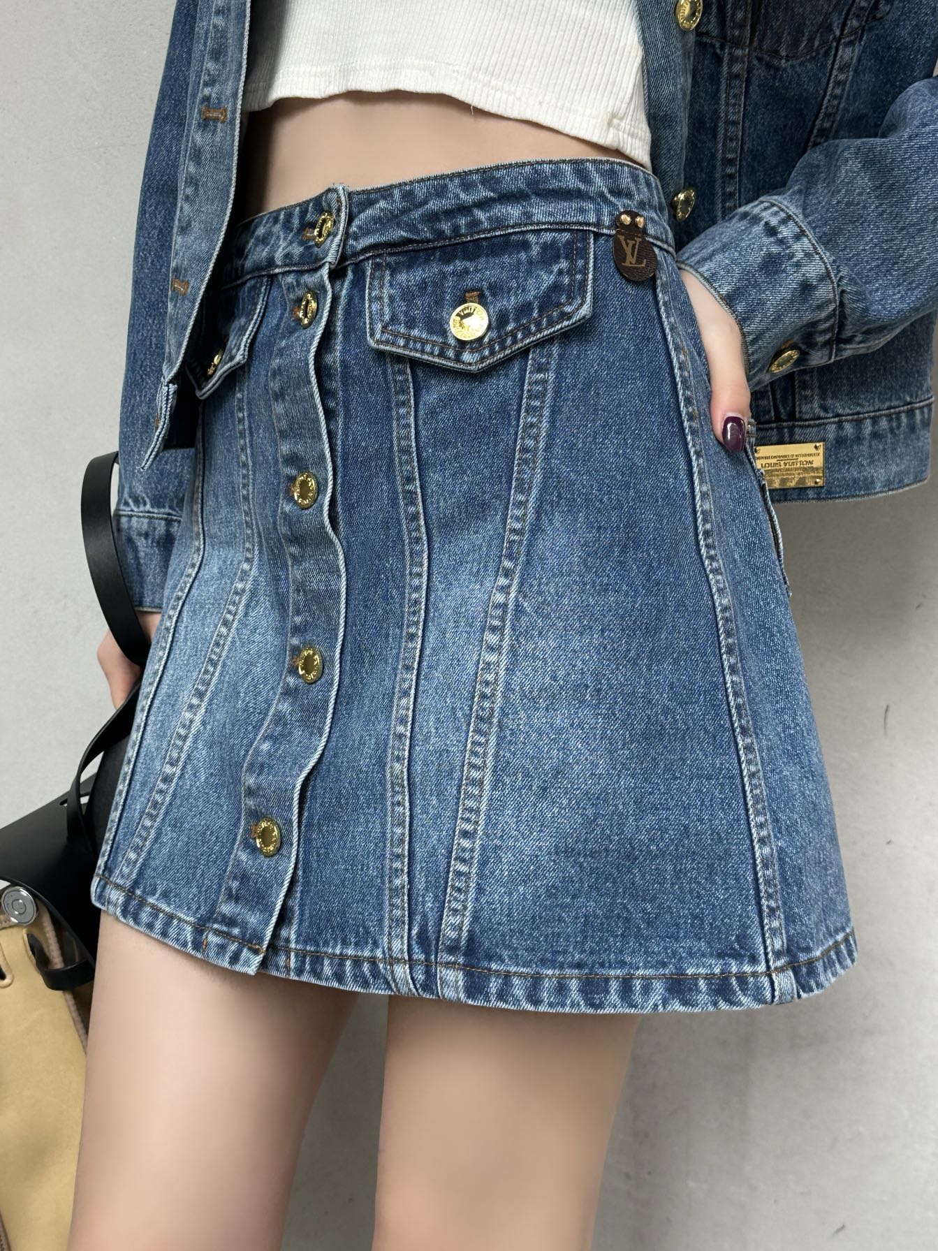 LOU* 25SS denim jacket/skirt/vest