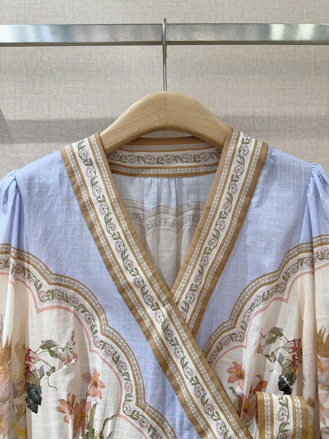 ZIMMERM* Wrap Tie-Tie Ruffle Dress