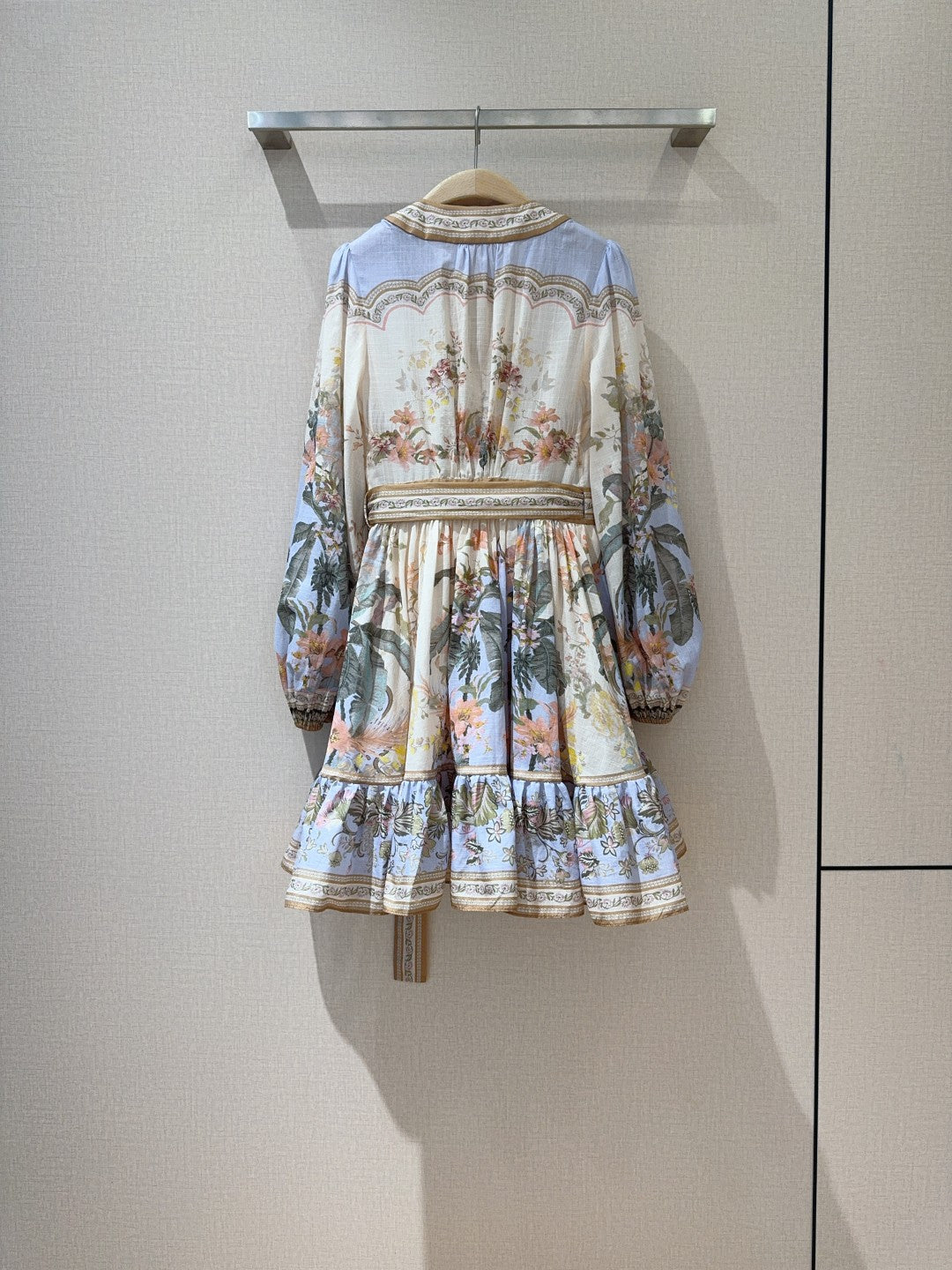 ZIMMERM* Wrap Tie-Tie Ruffle Dress