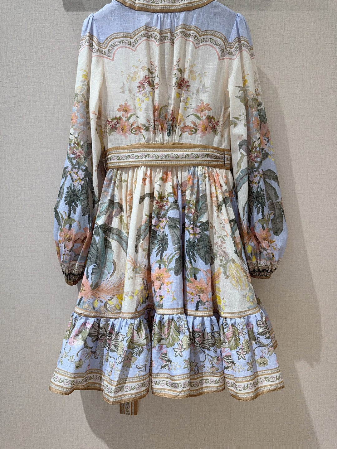 ZIMMERM* Wrap Tie-Tie Ruffle Dress