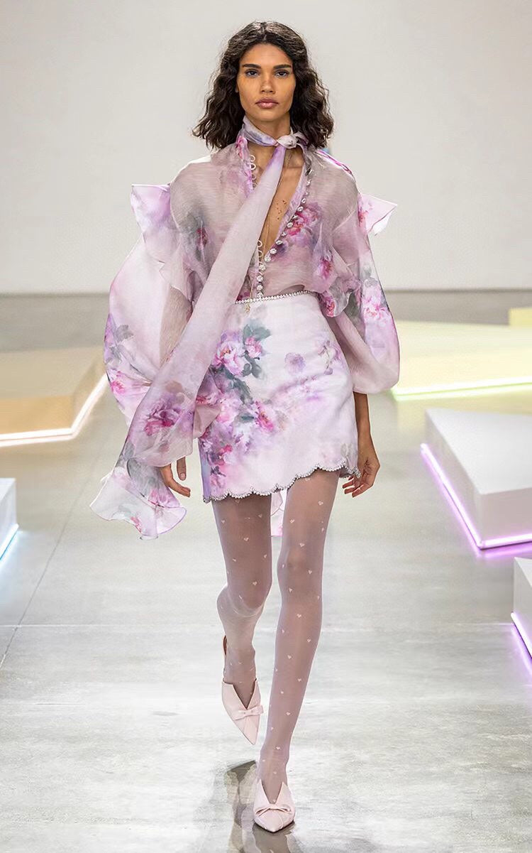 ZIMMERM* ruffled top