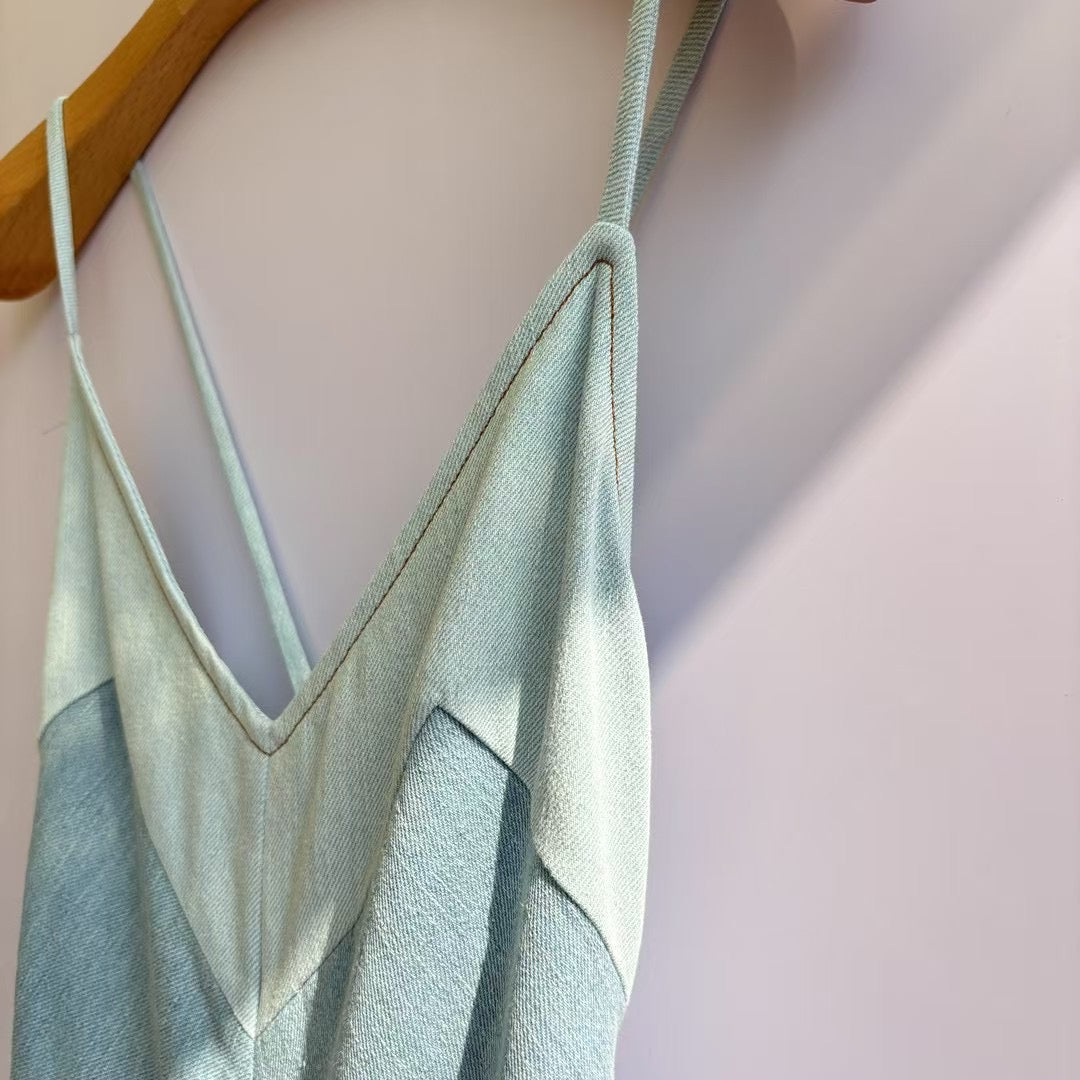 ZIMMERM* denim maxi skirt