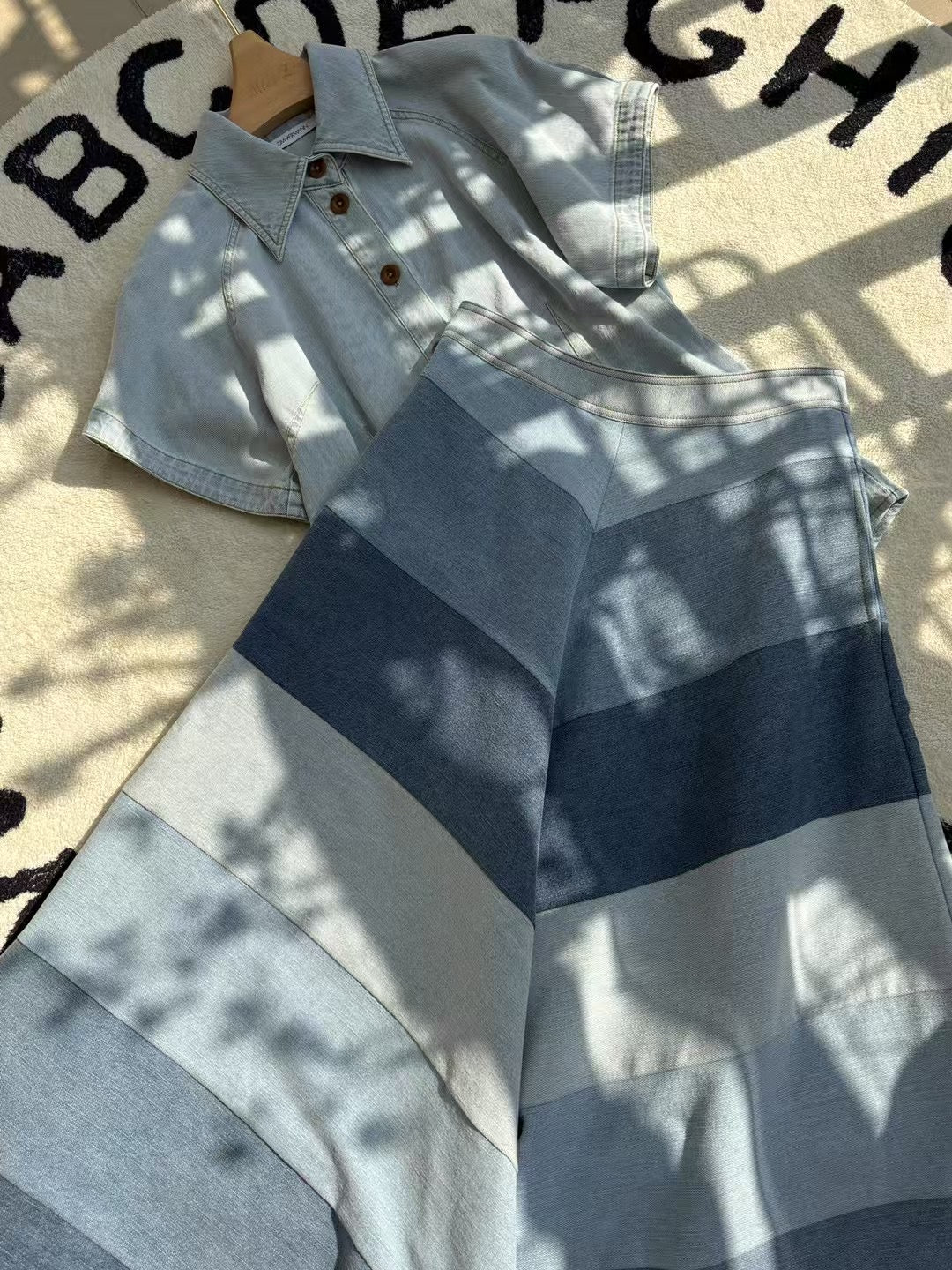 ZIMMERM* Denim Top/Skirt