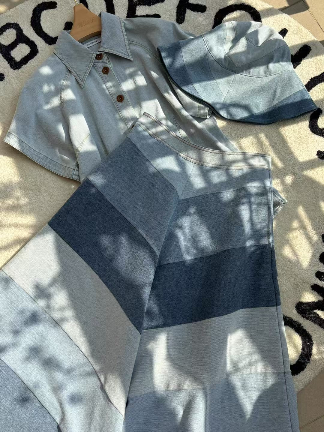 ZIMMERM* Denim Top/Skirt