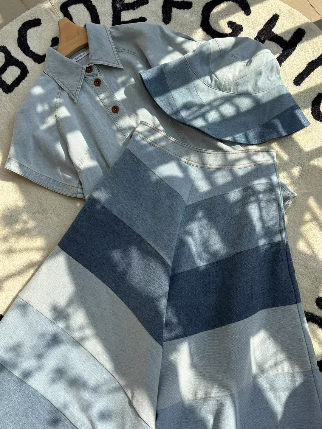 ZIMMERM* Denim Top/Skirt