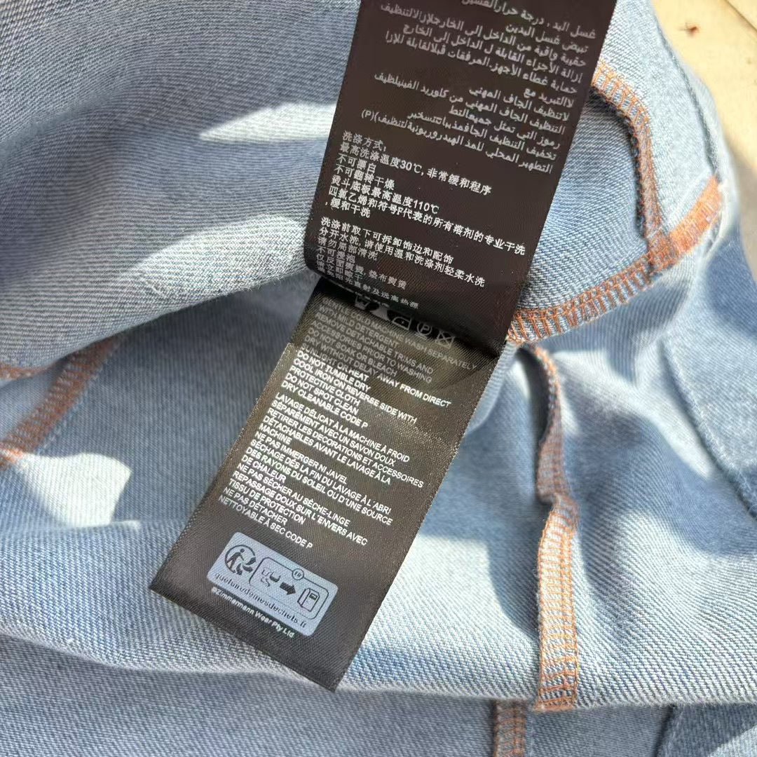 ZIMMERM* Denim Top/Skirt