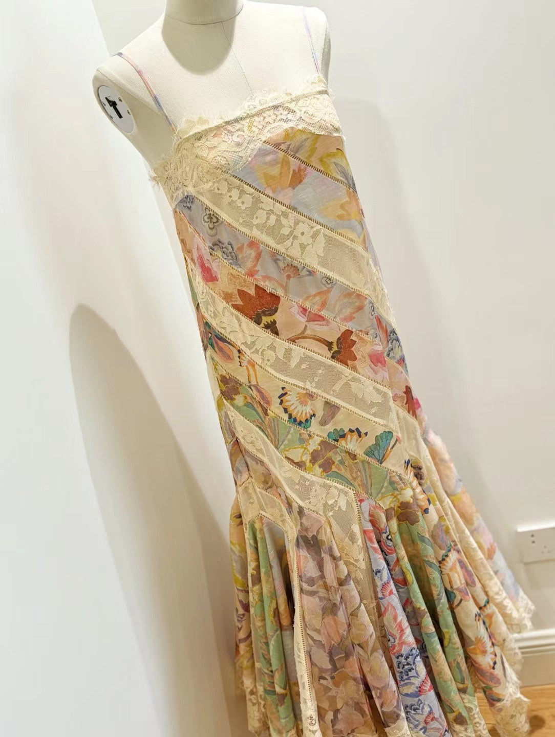 ZIMMERM* Silk and linen lace dress 1:1