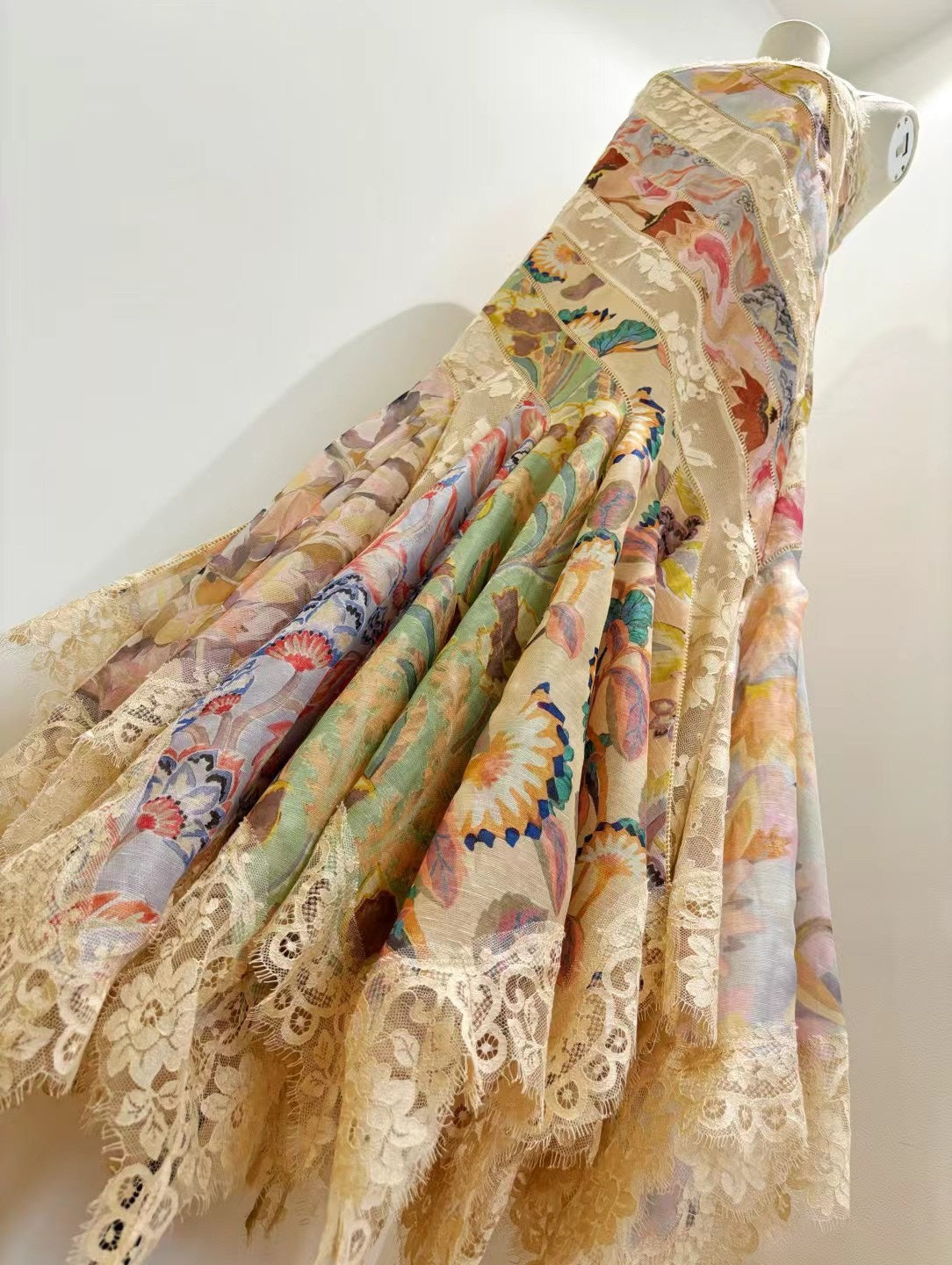 ZIMMERM* Silk and linen lace dress 1:1