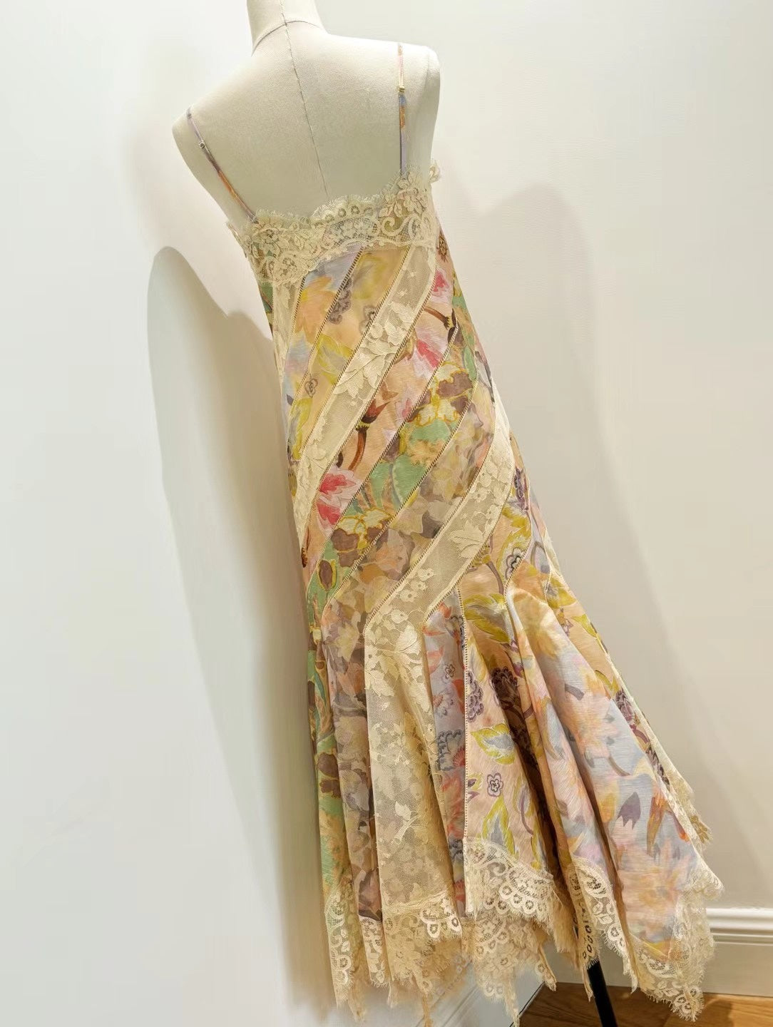 ZIMMERM* Silk and linen lace dress 1:1