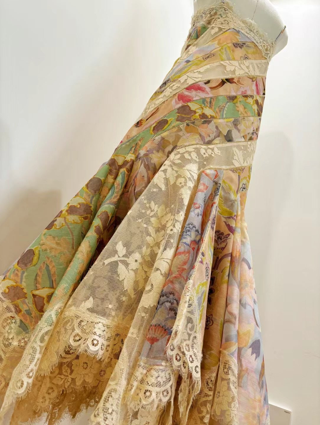 ZIMMERM* Silk and linen lace dress 1:1