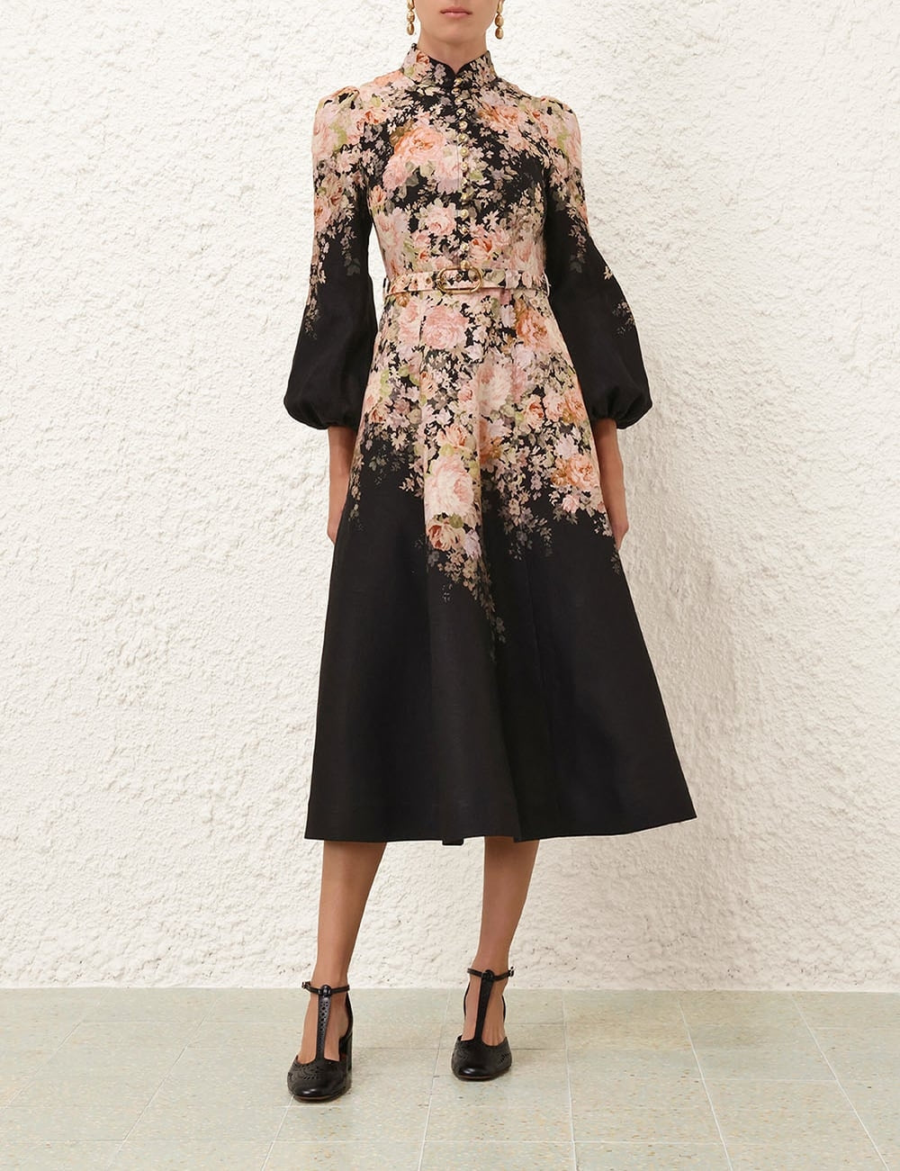 ZIMMERM* Button-Down Midi Dress