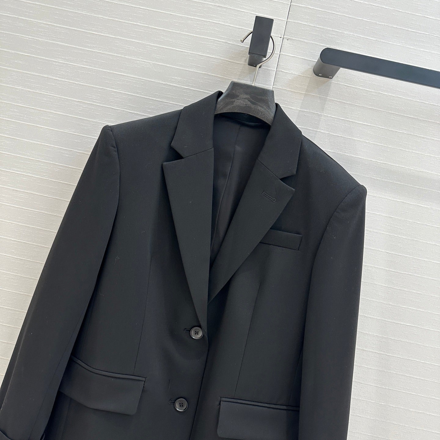 PRA* 25SS Minimalist Striped Sleeve Blazer