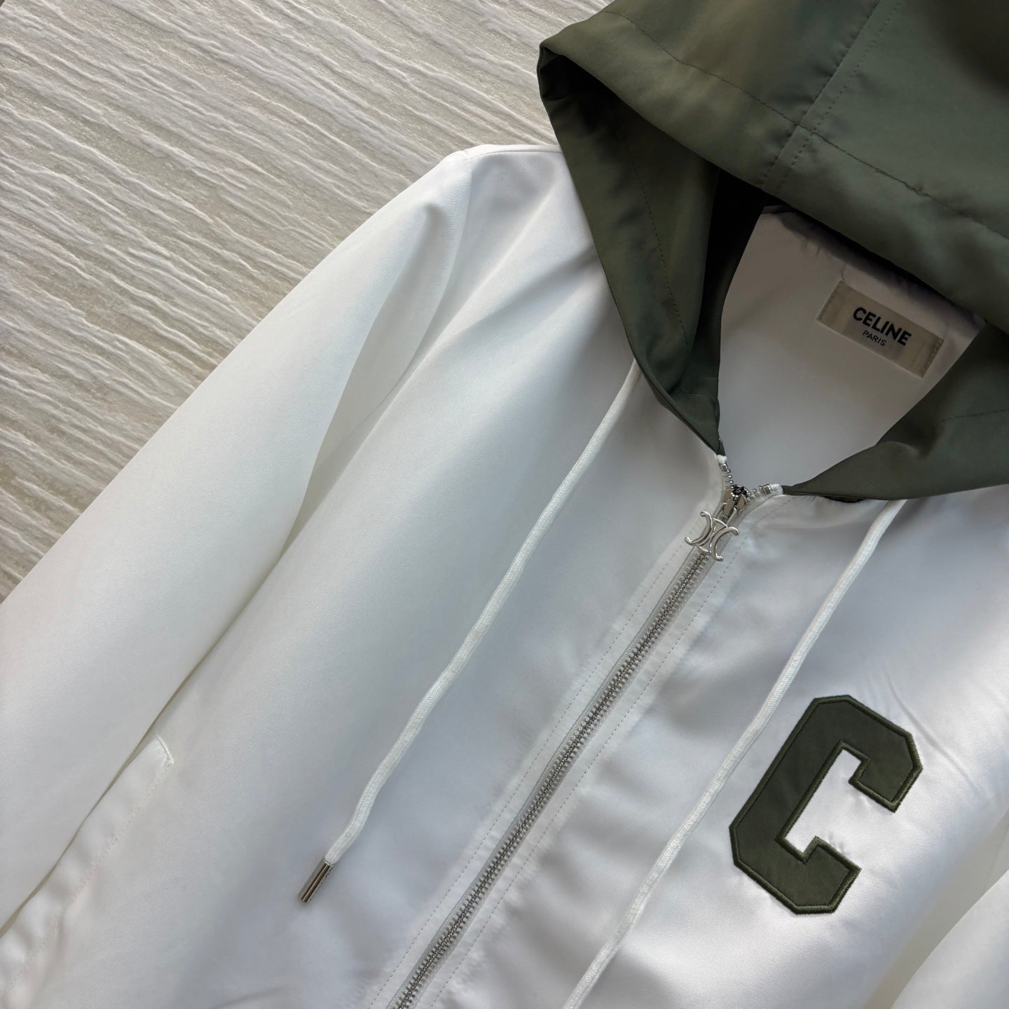 Celin*25SS contrast color short jacket